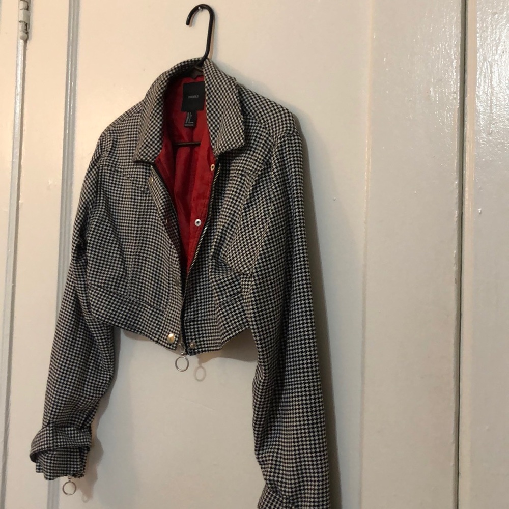 Patterned crop jacket - Picture 3 of 4